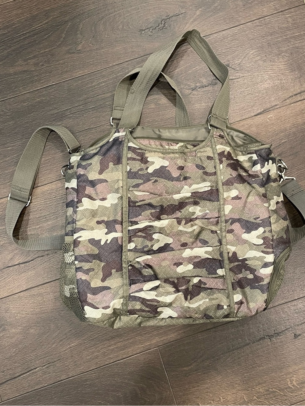 Thirty One Camouflage Utility Tote Bag - Olive Camo
